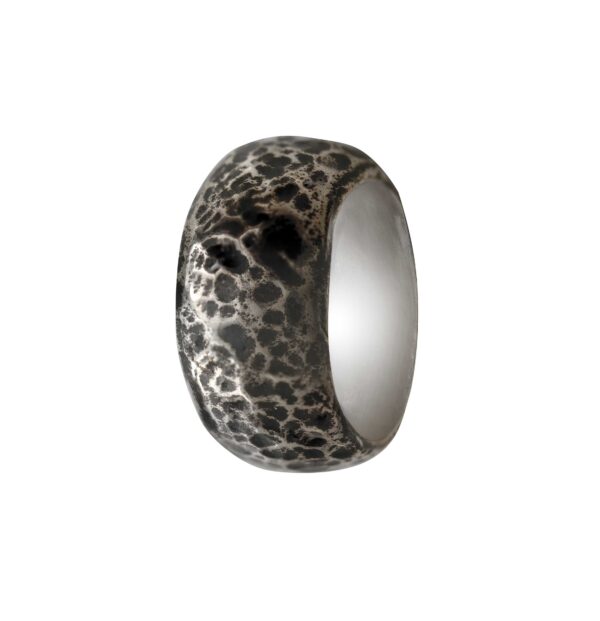 BLACK SILVER RING