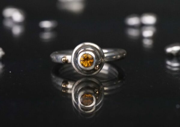 CITRINE SILVER RING