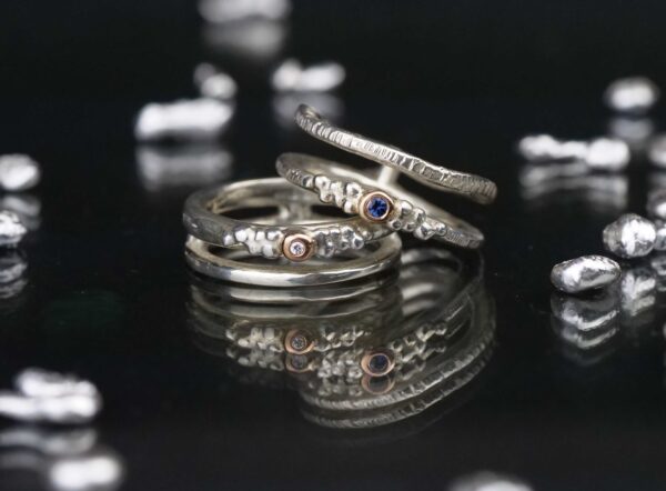 SILVER DIAMOND RING - Image 2
