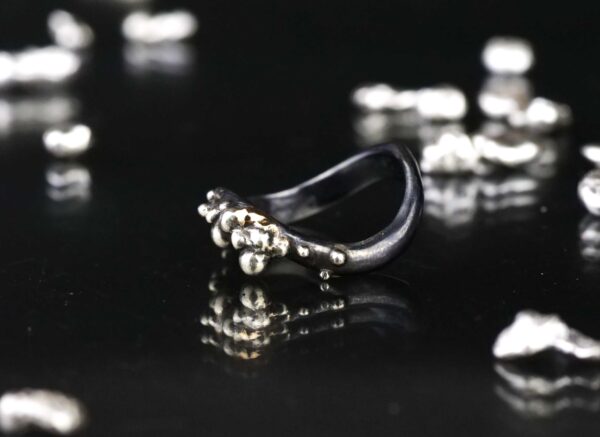 OXIDISED SILVER RING - Image 2