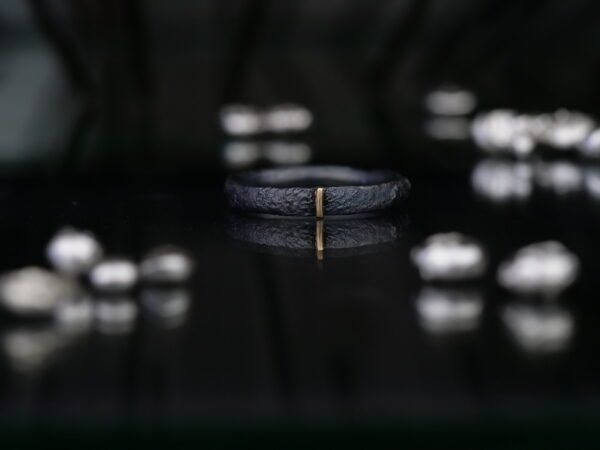 OXIDISED SILVER RING